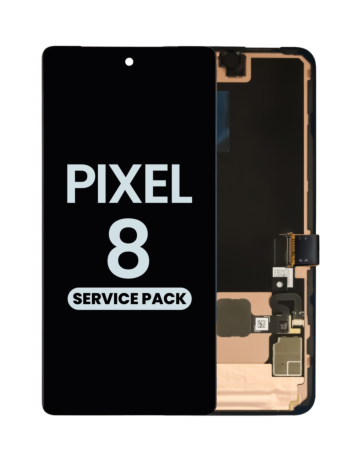 OLED Assembly with Frame (Service Pack) for Google Pixel 8 (With Fingerprint Sensor)