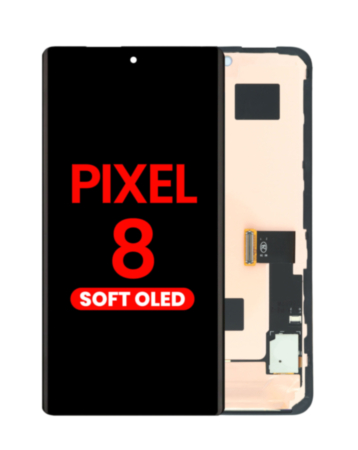 OLED Assembly with Frame (without Fingerprint Sensor) for Google Pixel 8 (Aftermarket OLED)
