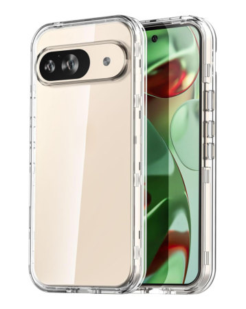 Google Pixel 9A Hybrid Case with Air Cushion Technology - CLEAR (Only Ground Shipping)