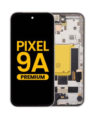 OLED Assembly with Frame (With Fingerprint Sensor) for Google Pixel 9A (PORCELAIN) (Premium)