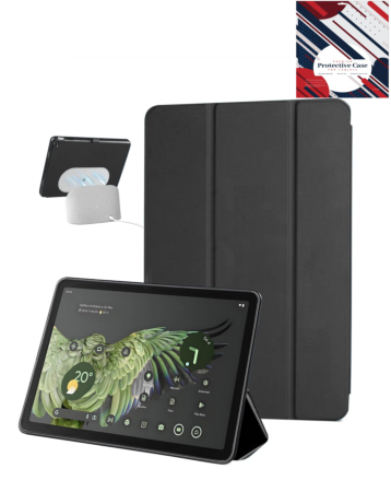 Smart Shockproof Stand Case for Google Pixel Tablet 11'' (2024) - BLACK (Only Ground Shipping)