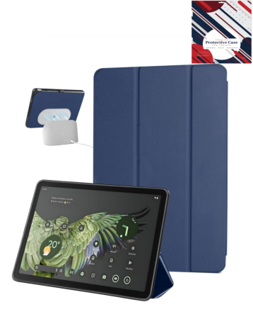 Smart Shockproof Stand Case for Google Pixel Tablet 11'' (2024) - DARK BLUE (Only Ground Shipping)