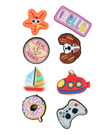 Fashion Charms Set for Handle Cases (8 Piece Set) - MIX 1 (Only Ground Shipping)