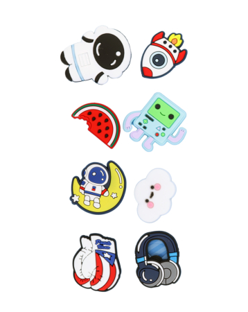 Fashion Charms Set for Handle Cases (8 Piece Set) - BOY 2 (Only Ground Shipping)