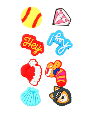 Fashion Charms Set for Handle Cases (8 Piece Set) - MIX 3 (Only Ground Shipping)