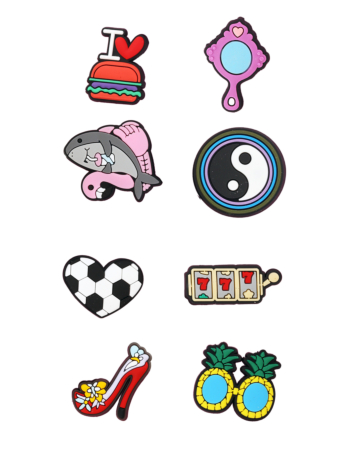 Fashion Charms Set for Handle Cases (8 Piece Set) - BOY 7 (Only Ground Shipping)