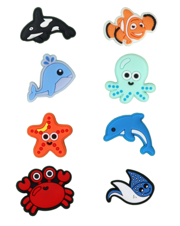 Fashion Charms Set for Handle Cases (8 Piece Set) - MIX 7 (Only Ground Shipping)