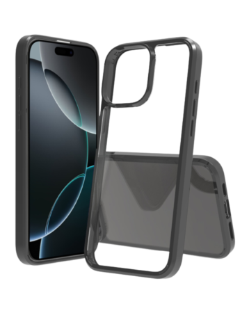 Hybrid Case with Air Cushion Technology - BLACK for iPhone 16 Pro Max (Only Ground Shipping)