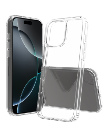 Hybrid Case with Air Cushion Technology - CLEAR for iPhone 16 Pro Max (Only Ground Shipping)