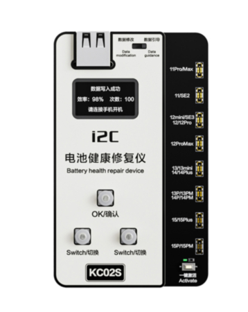 i2C KC02S Battery Health Recovery Device Activation Instrument for iPhone 11 to 15 Pro Max