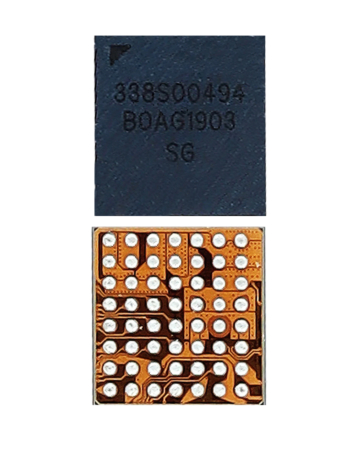 Purchase the small audio IC for iPhone 12, 12 Mini, 12 Pro, and 12 Pro Max, model 338S00494.






