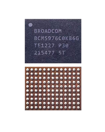 Order the pack of 10 touchscreen or digitizer controller ICs – BCM5976, 63 pins – for iPhone 6 Plus, 6, 5S, SE, 5C, iPad Air 1 and 2, iPad Mini 1 to 4, and iPad 5.