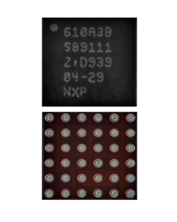 Tristar U2 Charging IC for IPhone 7 / 7 Plus / IPad Pro 9.7" / IPad Pro 12.9" 1st Gen (2015) / IPad Pro 12.9" 2nd Gen (2017) / IPad Pro 10.5" / IPad 5 (2017) / IPad 6 (2018) / IPad 7 (2019) / IPad 8 (2020) (U4001: NXP: 610A3B: 36 Pins)