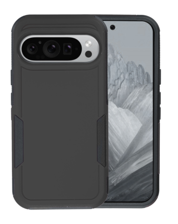 Dual Layers Shockproof Strong Case for Google Pixel 10 / 10 Pro - (BLACK) (Only Ground Shipping)