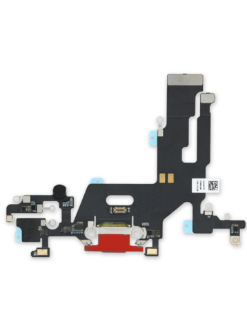 Charging Port Flex Cable for iPhone 11 (RED) (Premium)