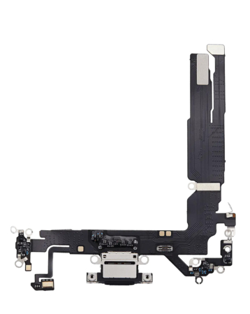Charging Port Flex Cable for iPhone 17 (BLACK) (Premium)