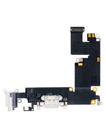 Charging Port Flex Cable for iPhone 6 Plus (WHITE) (Premium)