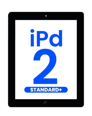 Standard+ iPad 2 Digitizer Assembly w / Home Button (BLACK)