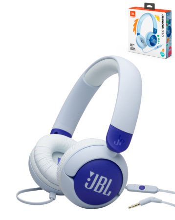 JBL JR320BT Kids Wired On-Ear Headphones - BLUE (Only Ground Shipping)