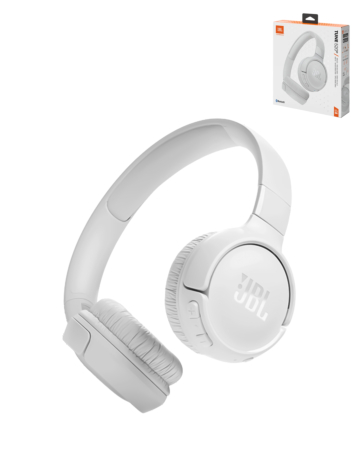 JBL Tune 520BT On Ear Wireless Headphones (WHITE) (Only Ground Shipping)