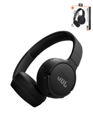 JBL Tune 670NC Noise Cancelling On Ear Wireless Headphones (BLACK) (Only Ground Shipping)