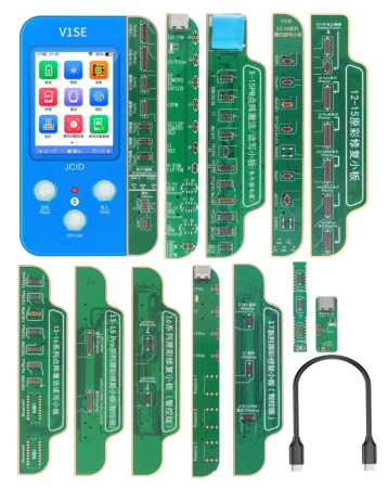 JC V1SE 13 in 1 Reading Programmer for Truetone with iPhone 7 to 17 PM Screen and Speaker Boards (WIFI Version)