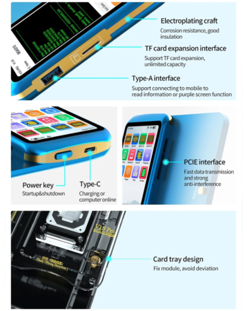 JCID V1S Pro NAND, True Tone, Battery, Face ID, and Camera Programmer ...