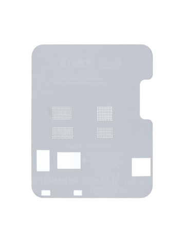 Shop the JITONGXUE Screen IC Cable Protection Planting Tin Mesh for iPhone 12 Pro Max, 13 Pro, 13 Pro Max, 14 Pro, 14 Pro Max, 15 Pro, and 15 Pro Max, not returnable.