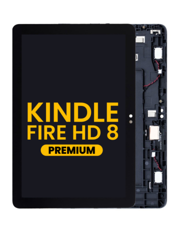 LCD Assembly with Frame for Amazon Kindle Fire HD 8 (10th Gen / 2020) (K72LL3 - K72LL4) (Premium)