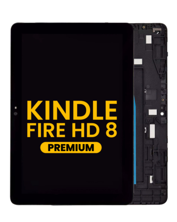 LCD Assembly with Frame for Amazon Kindle Fire HD 8 (12th Gen / 2022) (Premium)