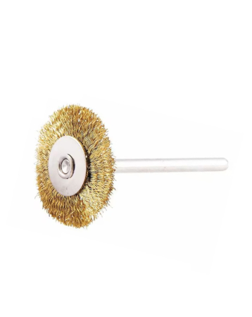 LANRUI Copper Brush Used with a Hand Drill for Glue Removal (2.35 Size / 5 Pcs) (Only Ground Shipping)