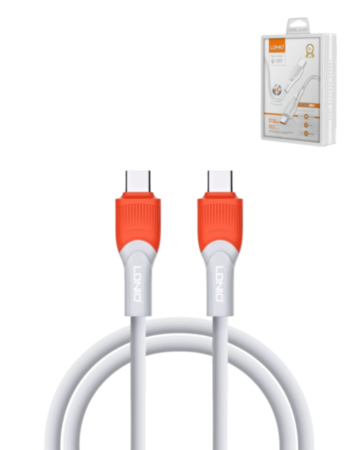 LDNIO LC601 USB C-C Charging Cable (ORANGE) (6ft) (100W) (Only Ground Shipping)