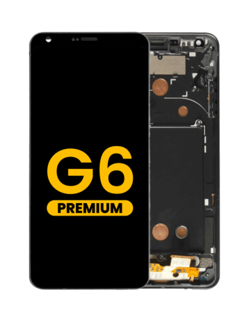 LCD Assembly with Frame for LG G6 (H870) (BLACK) (Premium)