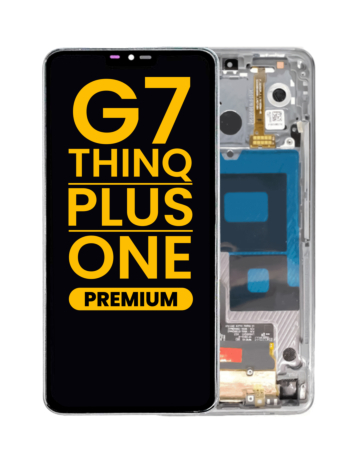 LCD Assembly with Frame for LG G7 ThinQ / G7+ ThinQ / G7 One (GRAY) (Premium)
