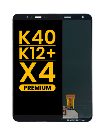 LCD Assembly without Frame for LG K40 (X420) / K12 Plus / X4 (2019) (BLACK) (Premium)