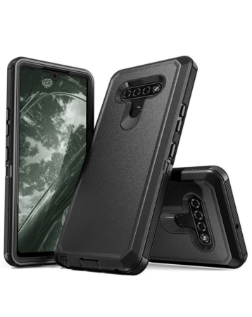 Heavy Duty Case for LG K51 (BLACK) (Only Ground Shipping)