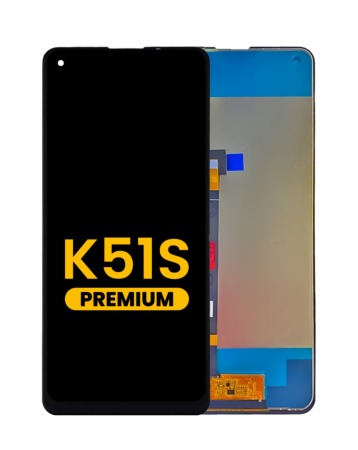 LCD Assembly without Frame for LG K51s (K510) (BLACK) (Premium)