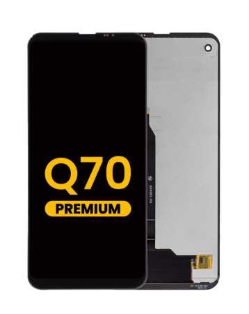 LCD Assembly without Frame for LG Q70 (BLACK) (Premium)