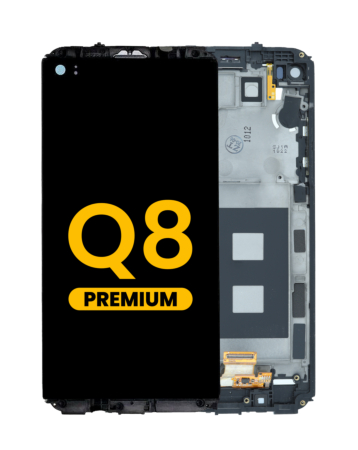 LCD Assembly with Frame for LG Q8 (H970) (BLACK) (Premium)