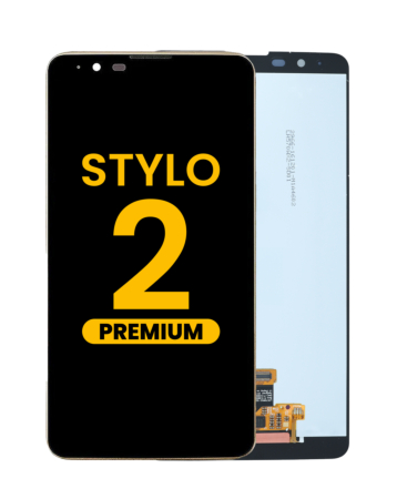 LCD Assembly with Frame for LG Stylo 2 (LS775) (BLACK) (Premium)
