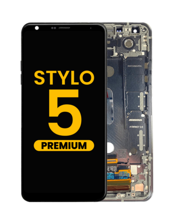 LCD Assembly with Frame for LG Stylo 5 (AURORA BLACK) (Premium)