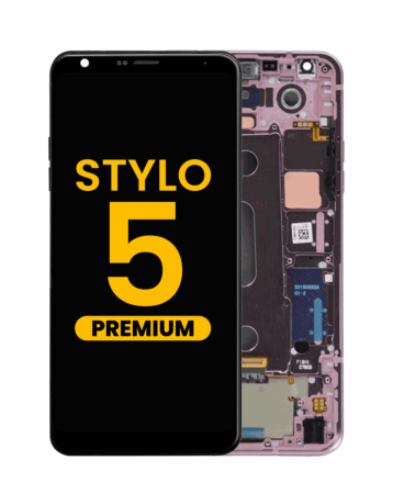 LCD Assembly with Frame for LG Stylo 5 (ROSE GOLD) (Premium)