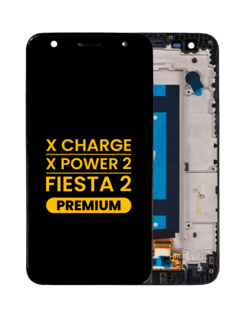 LCD Assembly with Frame for LG X Power 2 / X Charge / Fiesta 2 (BLACK) (Premium)