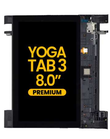 LCD Assembly with Frame for Lenovo Yoga Tab 3 8.0" (YT3-850) (BLACK) (Premium)