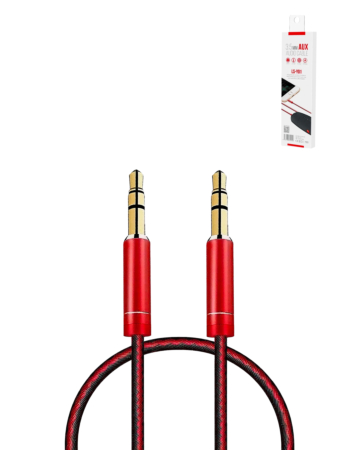 LDNIO LYS01 AUX-AUX Cable (RED) (3ft) (Only Ground Shipping)