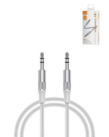LDNIO LSY82A AUX to AUX Audio Cable (6ft) (WHITE) (Only Ground Shipping)