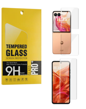 Flexible Screen Protector for Motorola Razr 2026 / Razr 70 (XT2657 / 2026) (3 Piece Set)