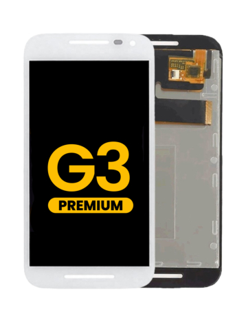 LCD Assembly without Frame for Motorola Moto G3 (XT1540) (WHITE) (Premium)