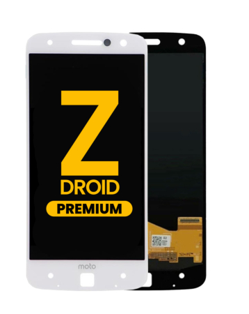 LCD Assembly without Frame for Motorola Moto Z (XT1650-01 / 03) (WHITE) (Premium)