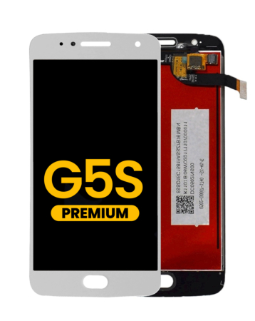 LCD Assembly without Frame for Motorola Moto G5S (XT1793) (WHITE) (Premium)